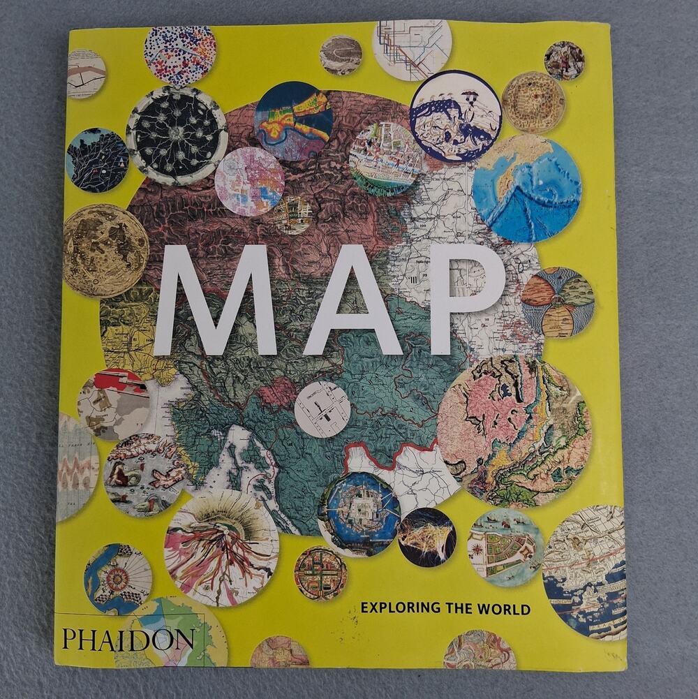 Map : Exploring the World by Phaidon Editors 2015 Hard Cover w/ Dust Jacket